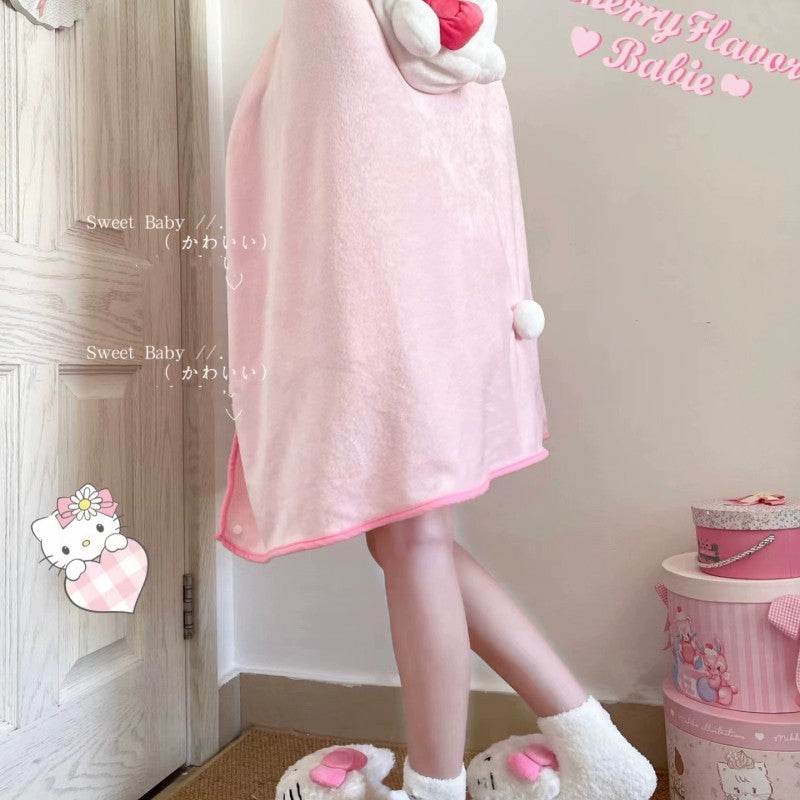 Pink shawl blanket BL54
