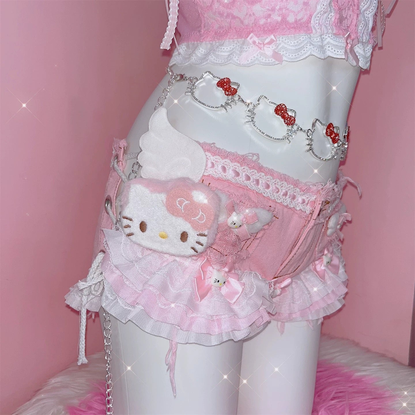 Cute and sweet pink shorts BL68