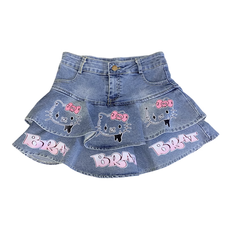 Cute denim skirt BL47