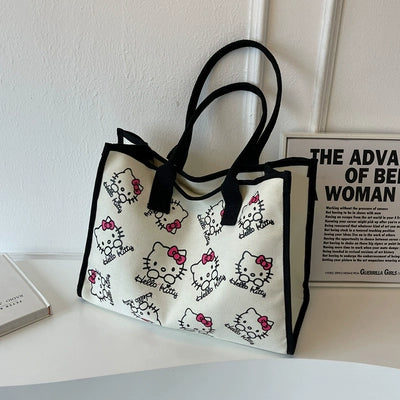 Cartoon cat canvas bag BL50