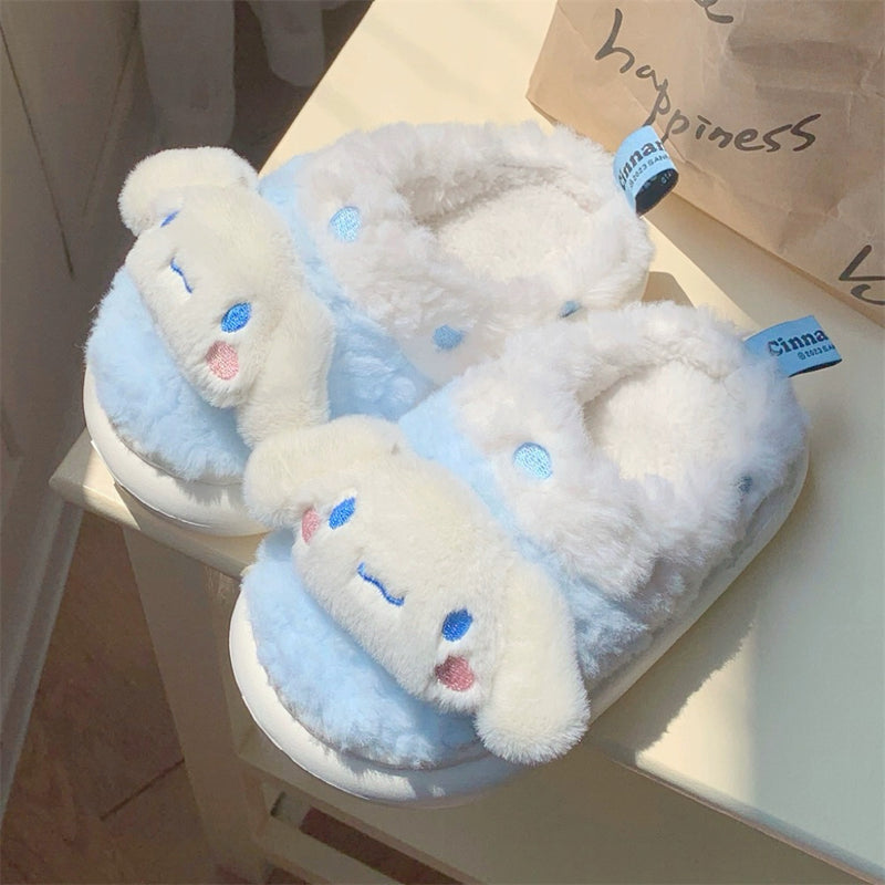 Cute cartoon plush slippers BL08