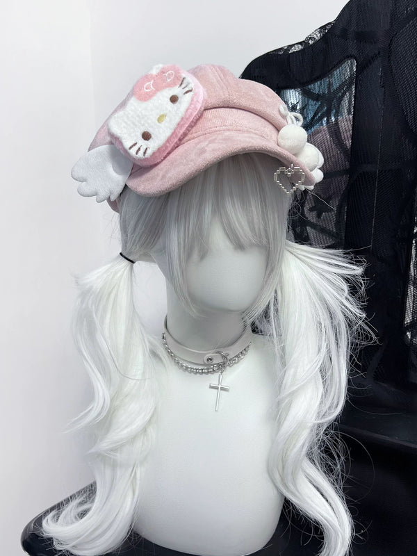 Pink cute beret BL52