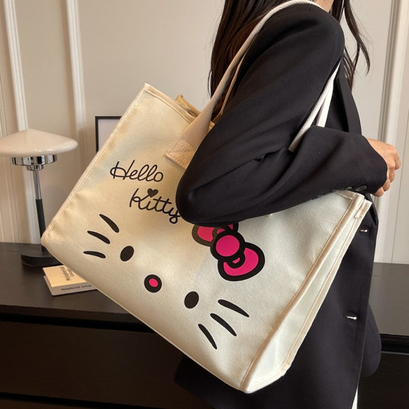 Cartoon cat canvas bag BL50