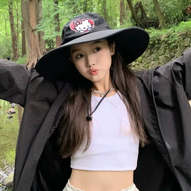 Cute sun protection hiking hat BL61