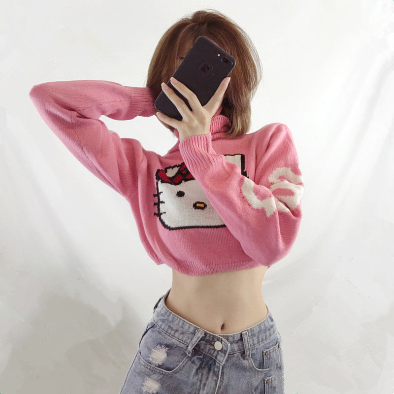 Pink cute sweater BL16