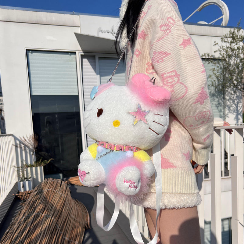 Cartoon pink Kitty Backpack BL75