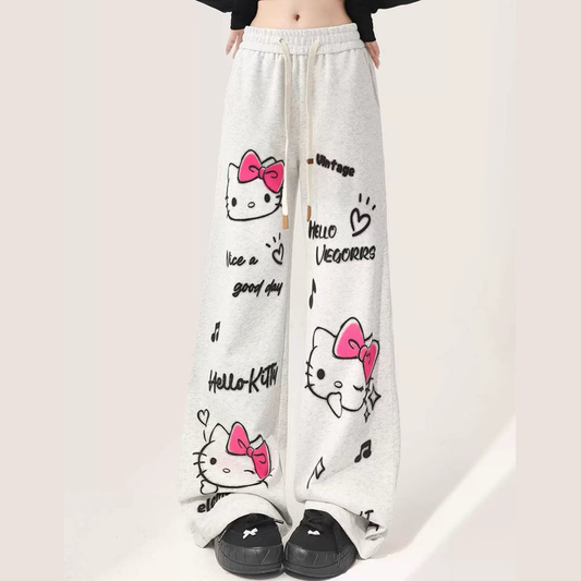 Cartoon cute grey trousers BL05