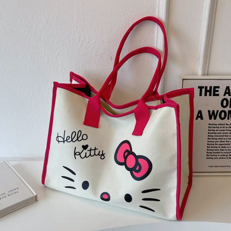 Cartoon cat canvas bag BL50
