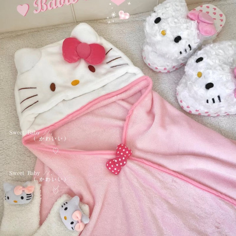 Pink shawl blanket BL54
