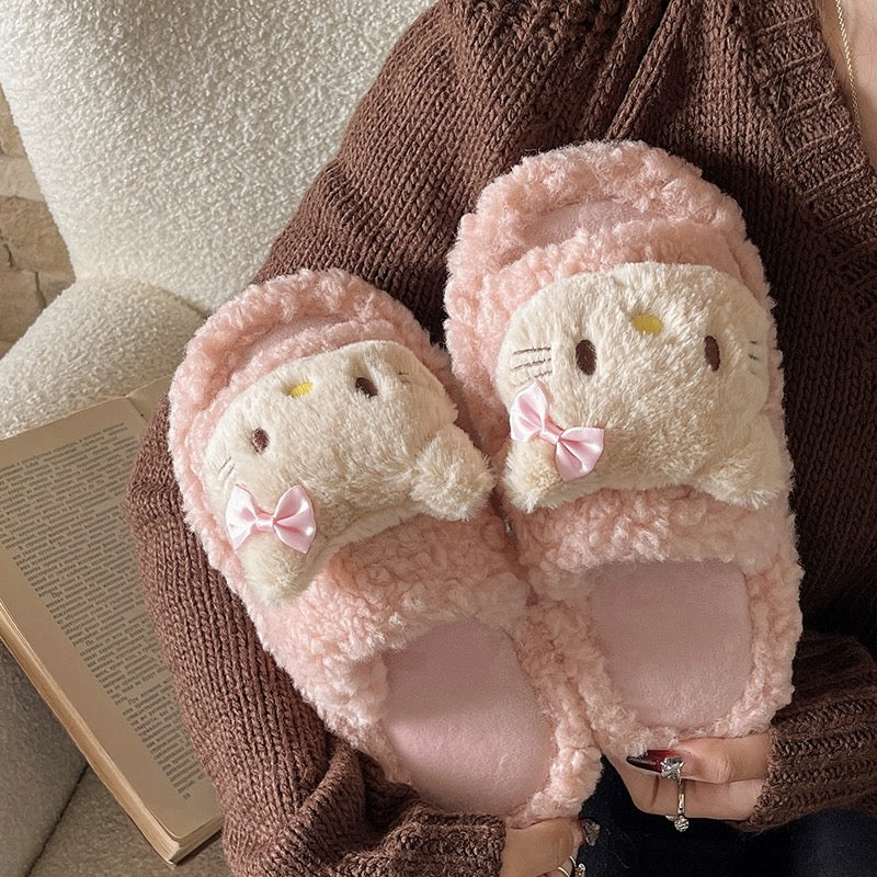 Cute furry slippers BL38