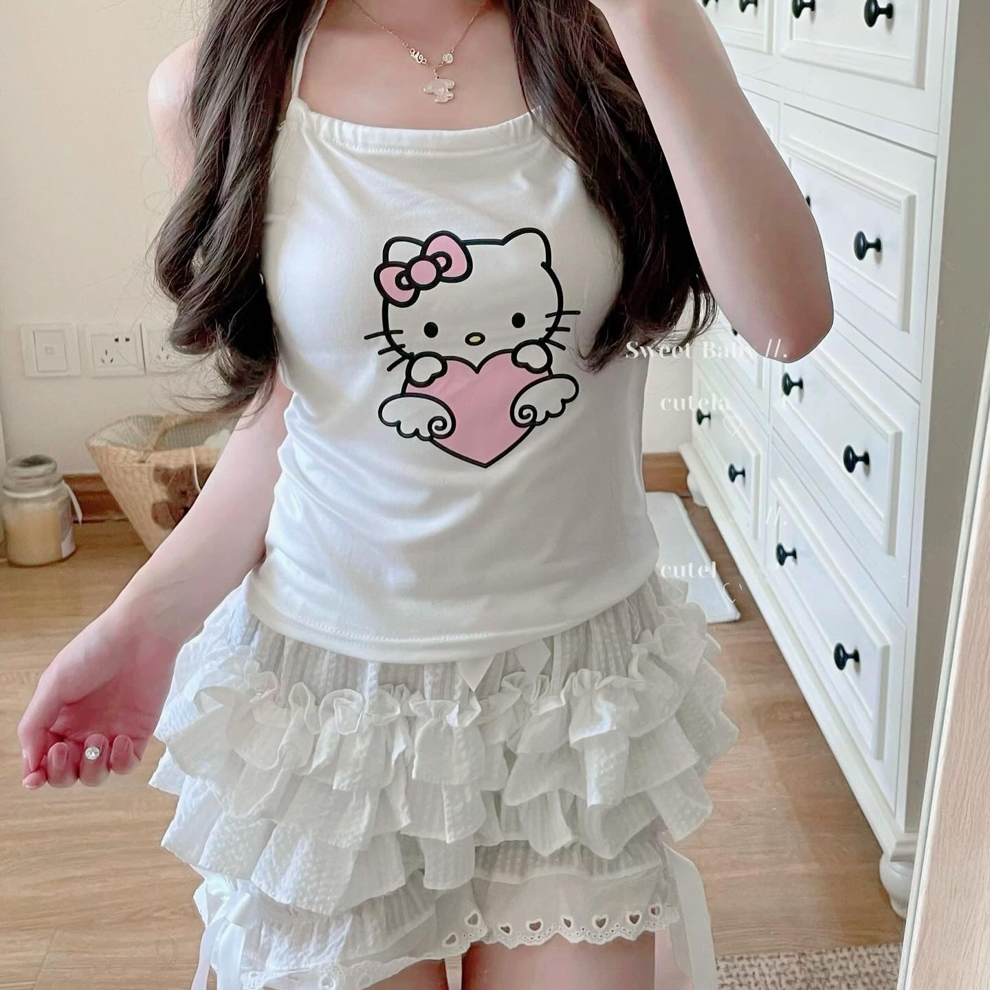 Cute cartoon tank top BL77