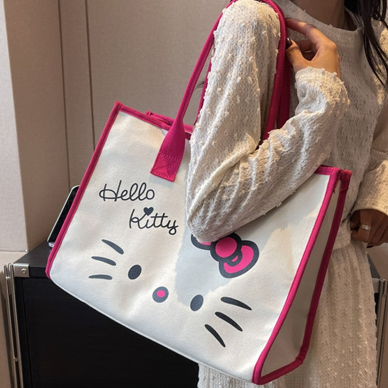 Cartoon cat canvas bag BL50