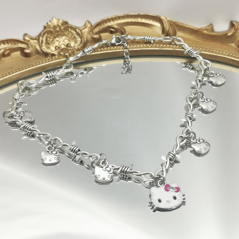 kt cat collarbone chain BL80