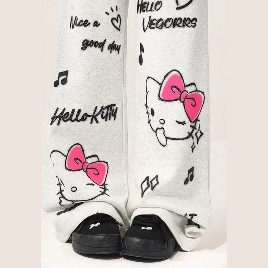 Cartoon cute grey trousers BL05