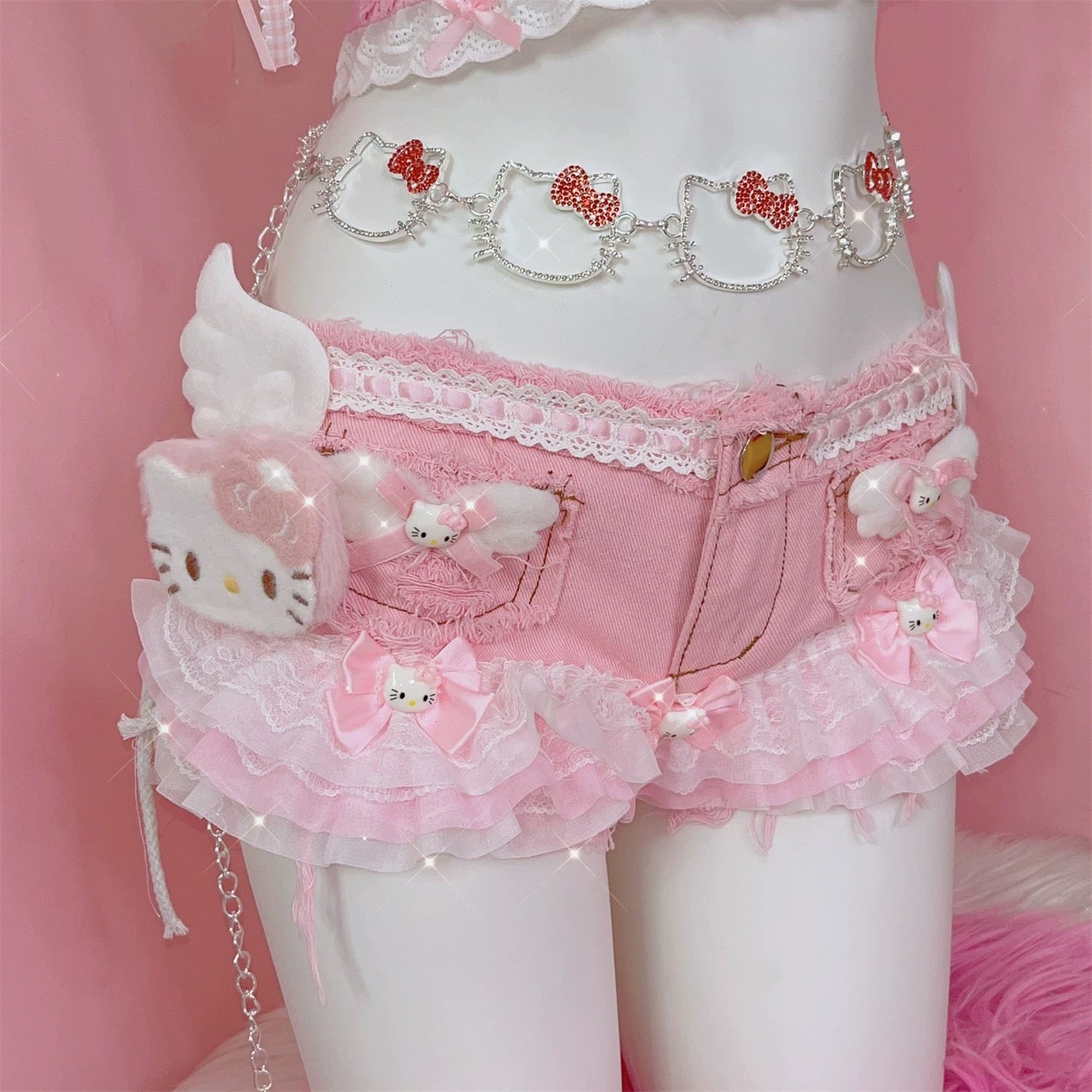 Cute and sweet pink shorts BL68