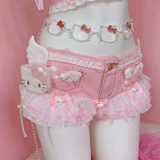 Cute and sweet pink shorts BL68