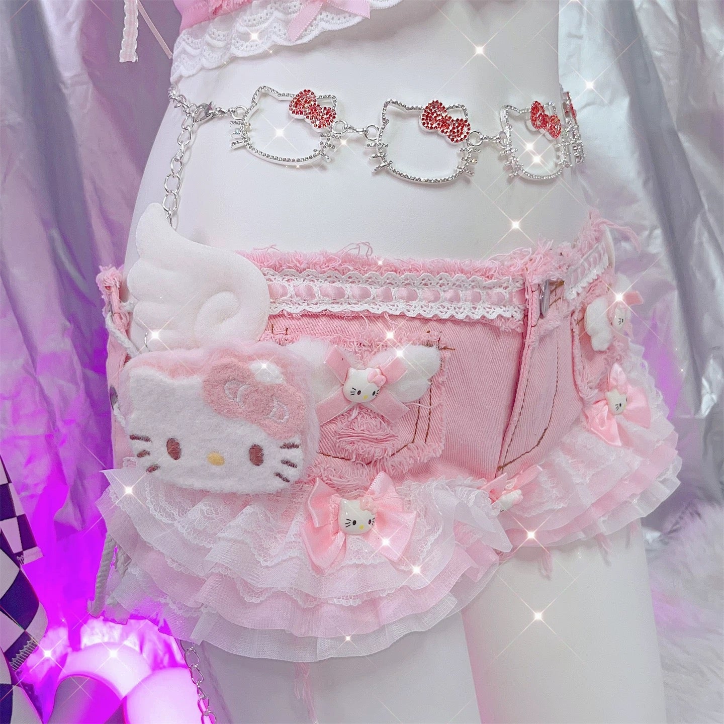 Cute and sweet pink shorts BL68