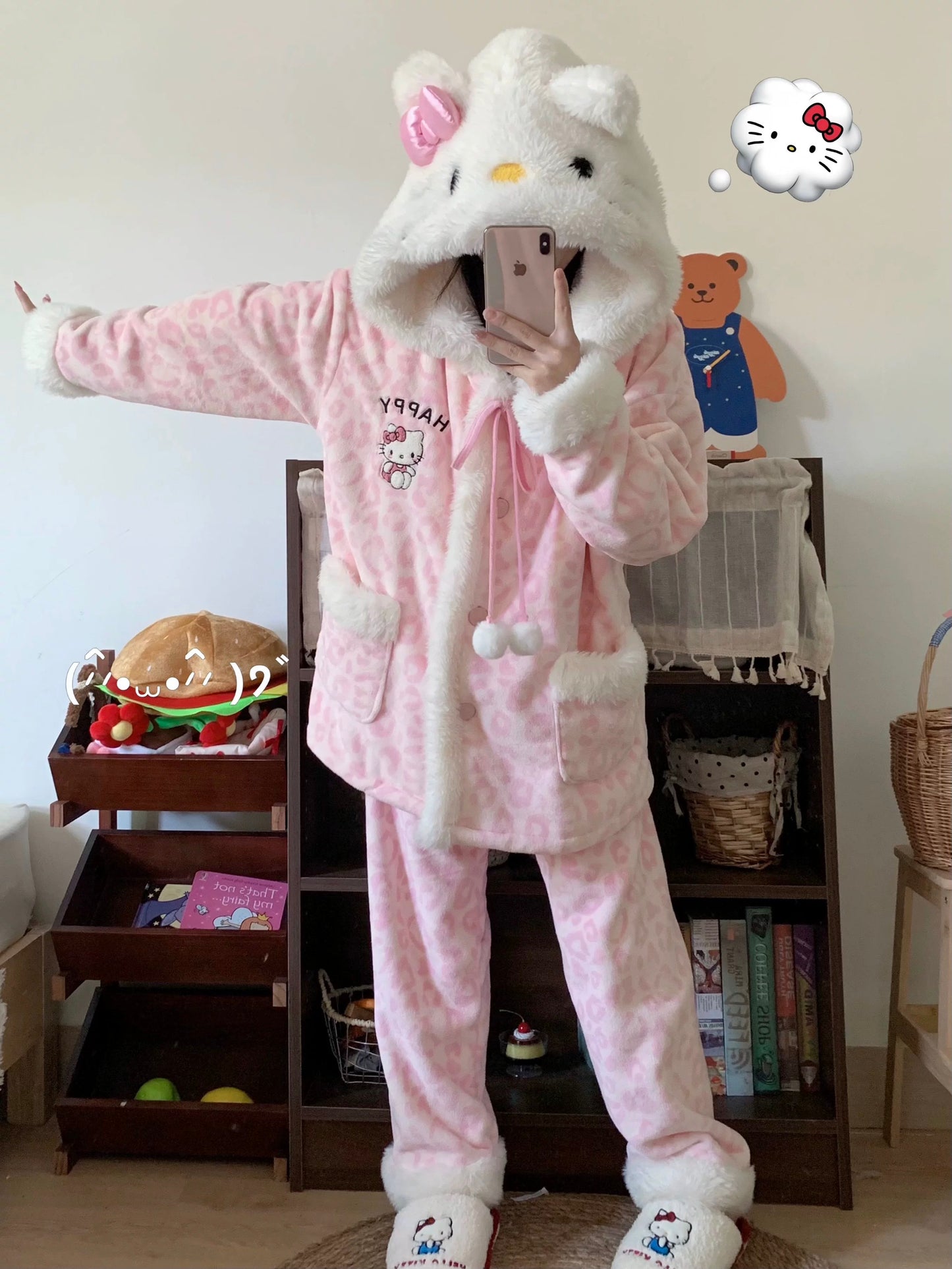 Cute Fleece Lounge Set BL74