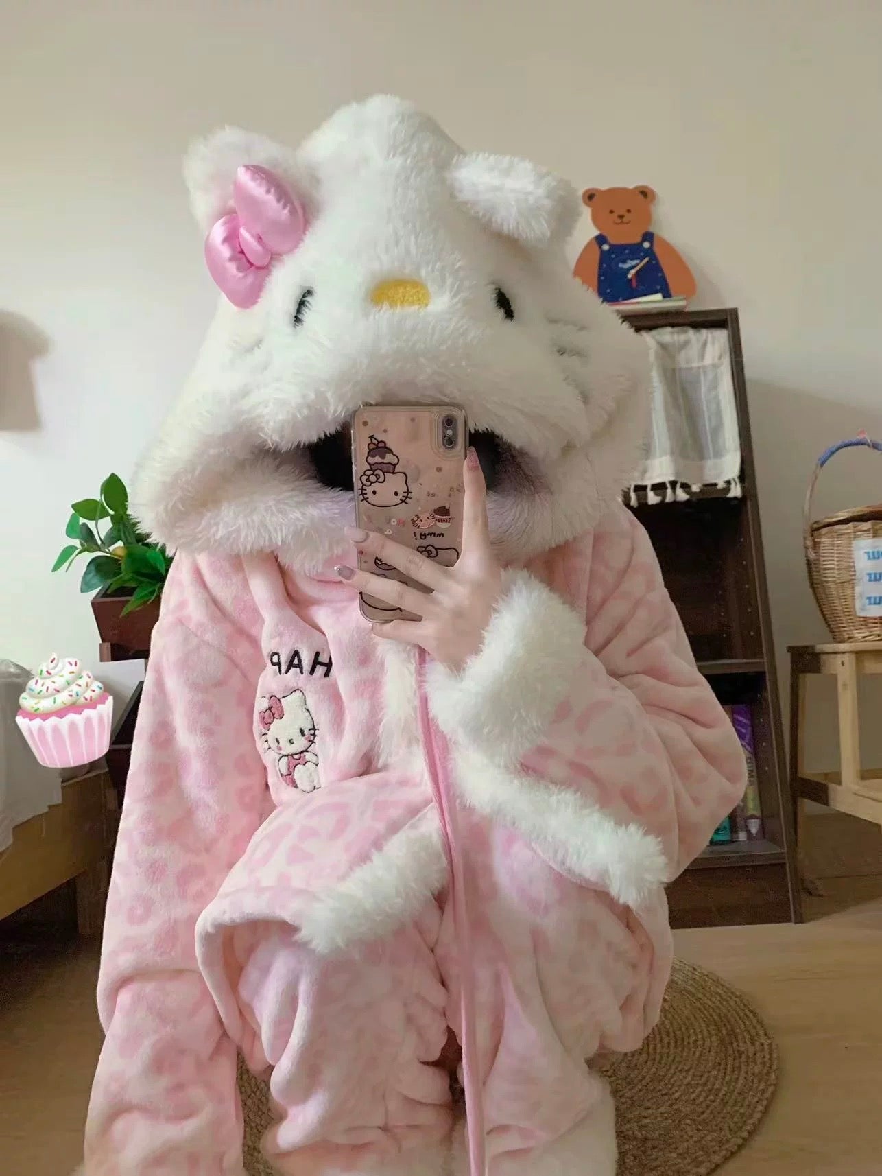 Cute Fleece Lounge Set BL74