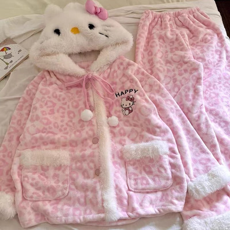 Cute Fleece Lounge Set BL74