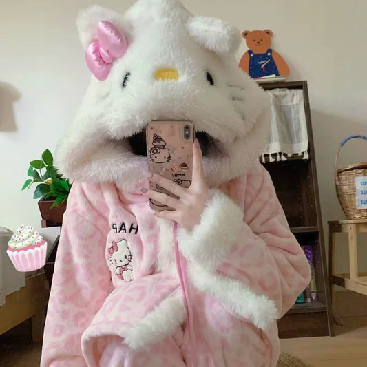 Cute Fleece Lounge Set BL74