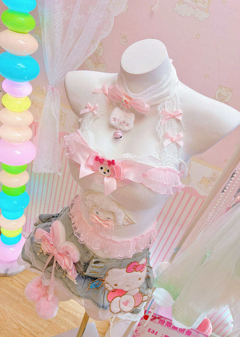 Cute High-Waisted Denim Skirt BL60