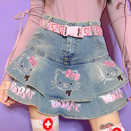 Cute denim skirt BL47