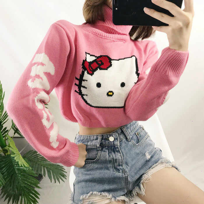 Pink cute sweater BL16