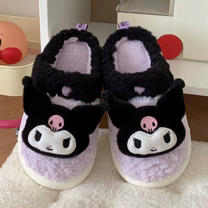 Cute cartoon plush slippers BL08