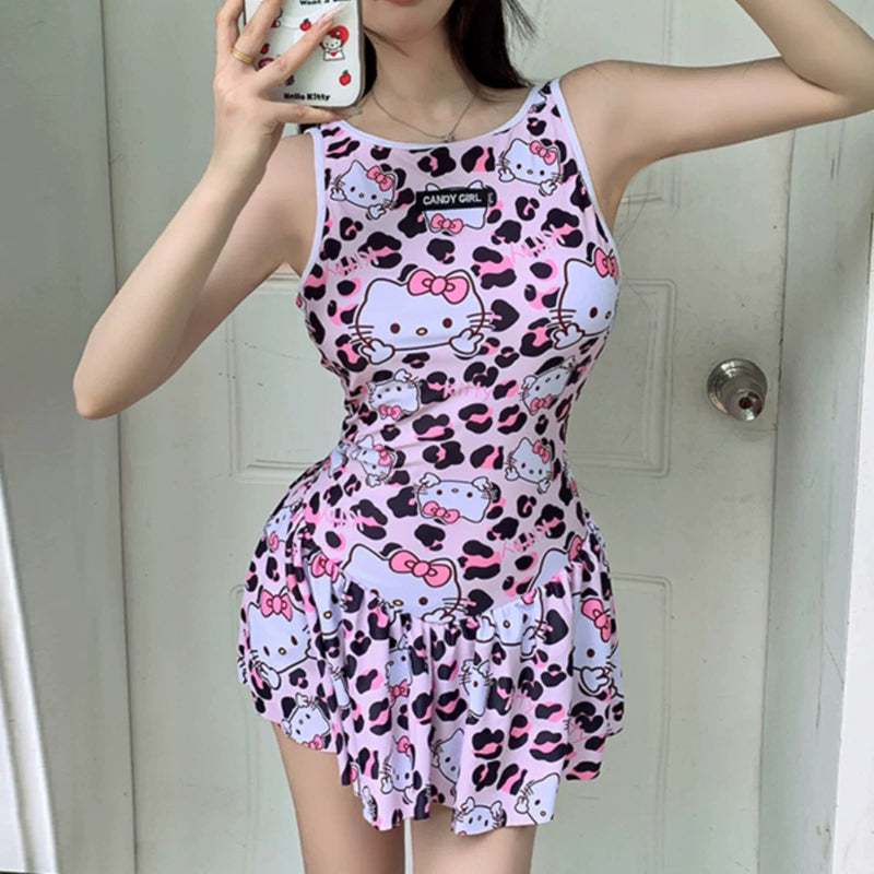 Cute one-piece swimsuit dress BL53