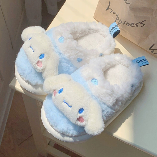 Cute cartoon plush slippers BL08